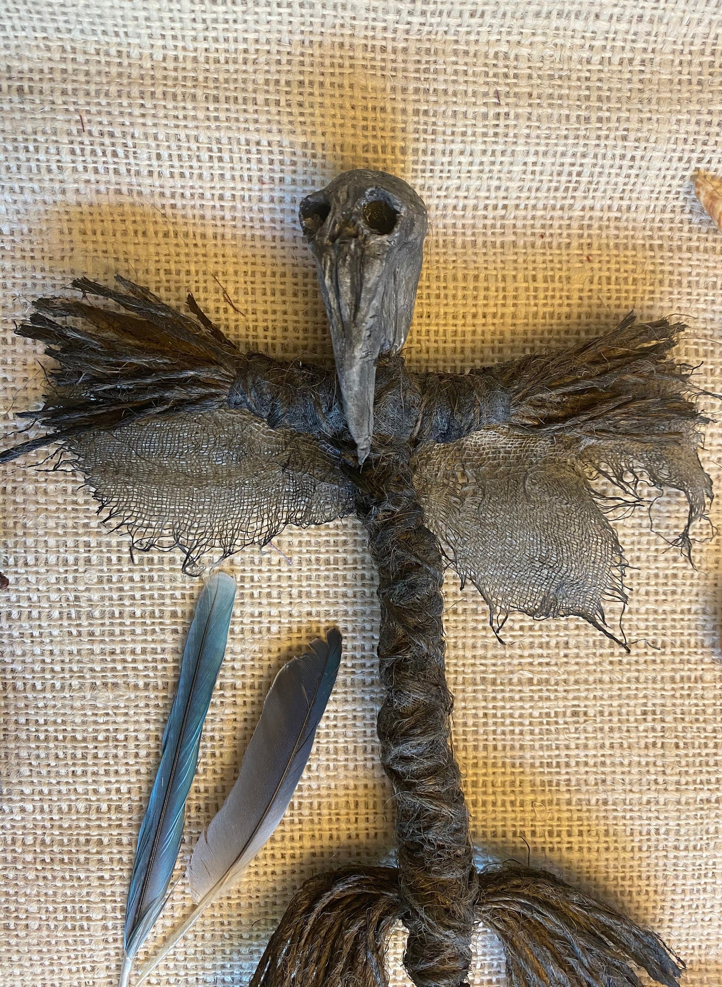 Spirit Doll, Winged Protection Doll, Hand Crafted, Altar Figurine, Art Doll, Spirit Doll, Voodoo Doll, Divination Tool, Hoodoo, Pagan, Wiccan, OOAK